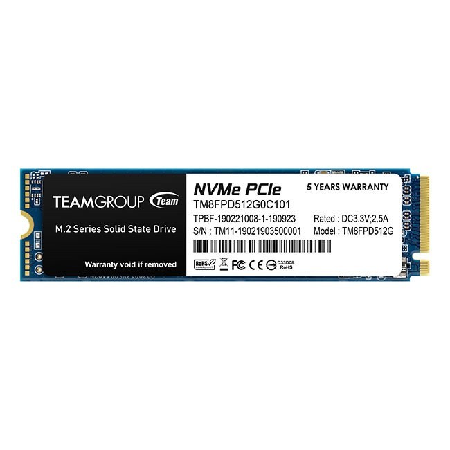 Team Group MP33 PRO SSD 512GB NVME M.2 2280 PCIe