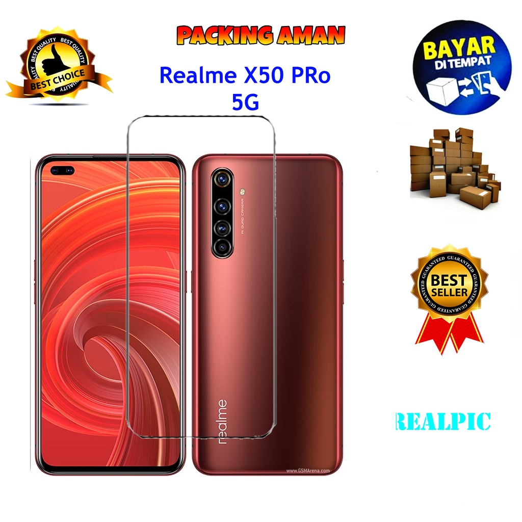 Tempered Glass Realme X50 Pro 5G 2020 Screen Protector Anti Gores