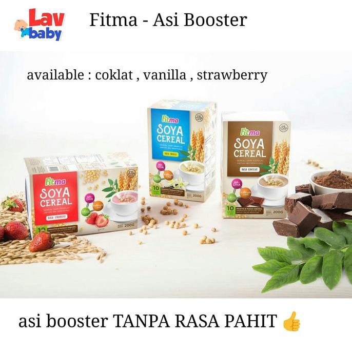 

BOX - FITMA ASI Booster susu soya cereal pelancar asi ibu - COKLAT
