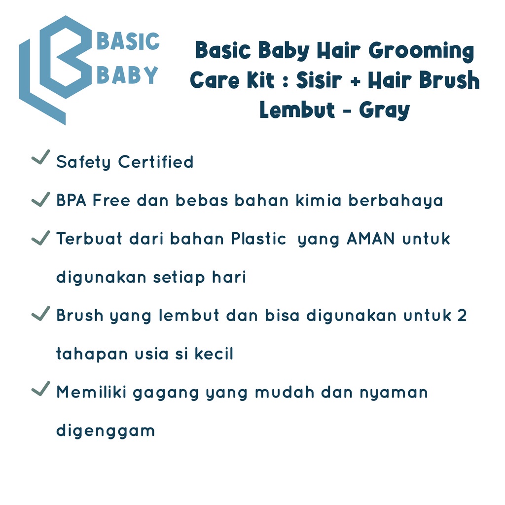 BASIC BABY HAIR GROOMING CARE KIT