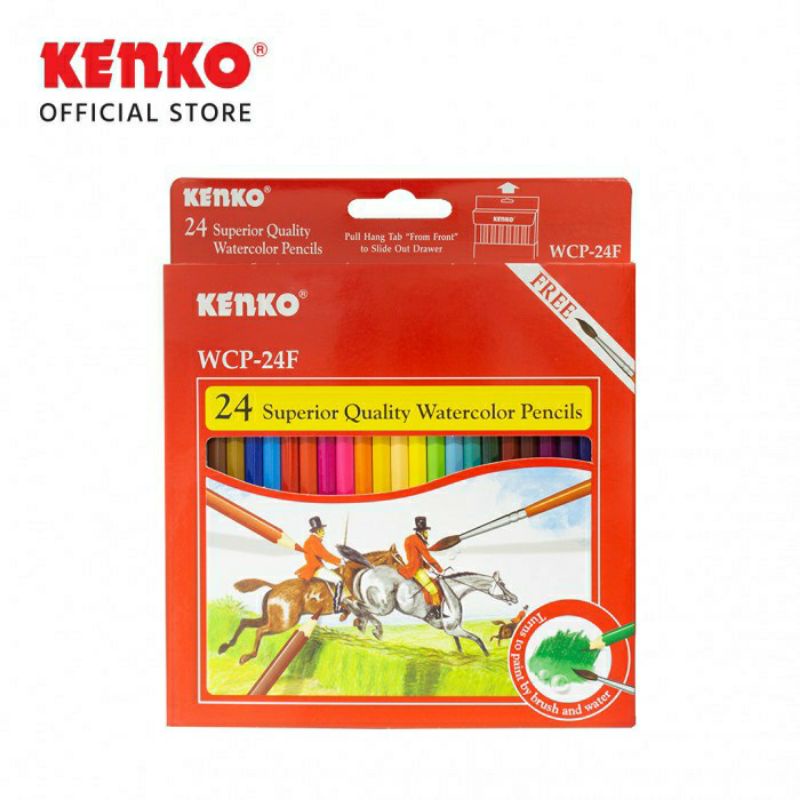 

Pensil Warna KENKO Water Color Pencil 24 Color WCP-24F