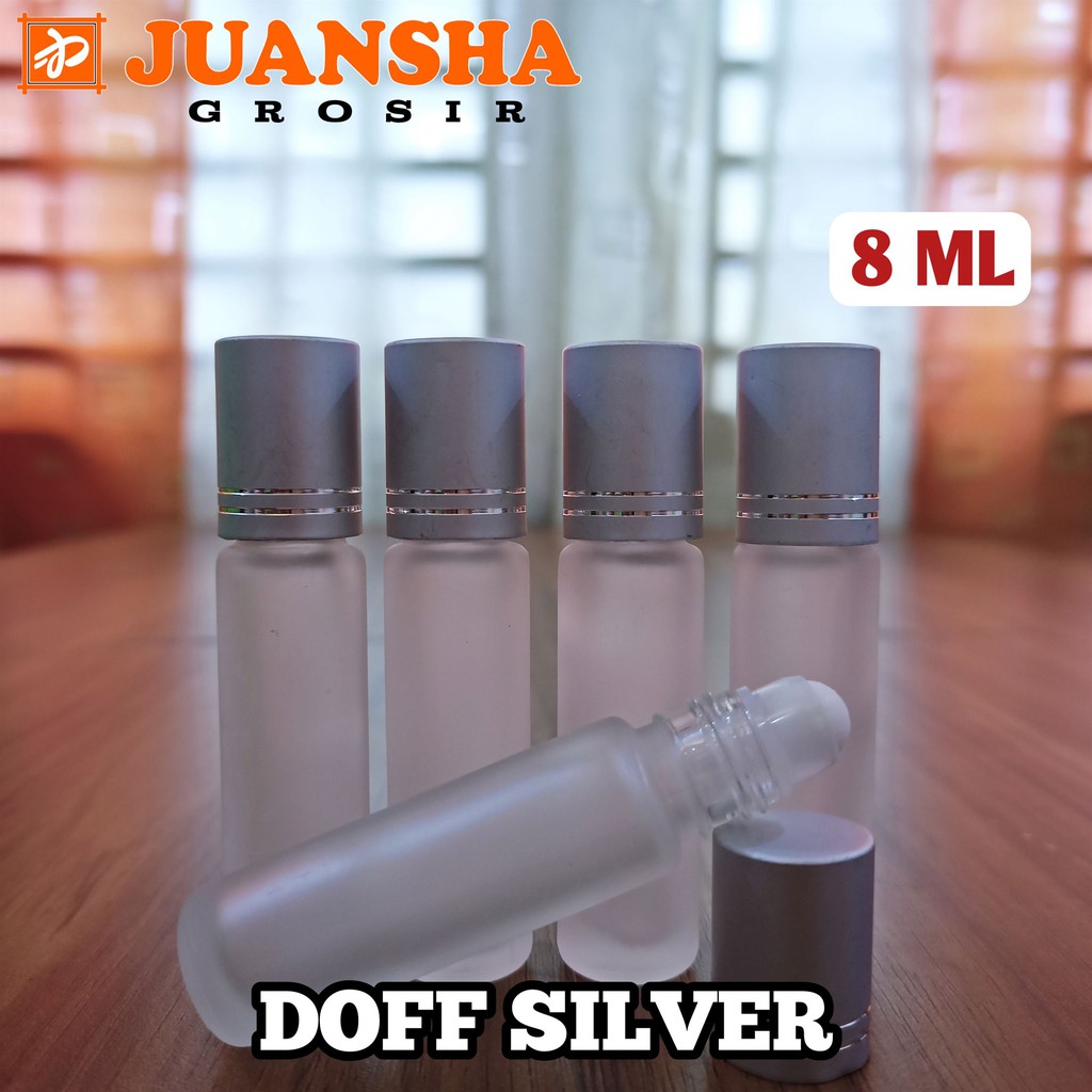 BOTOL PARFUM || DOFF SILVER || 8ML ROLL ON || BOTOL PARFUME perlusin