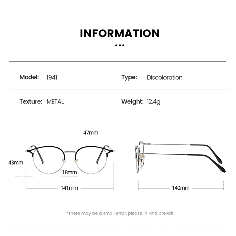 Kacamata Photochromic Anti Radiasi Anti Blue Light Untuk Pria Dan Wanita