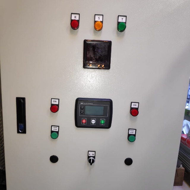 Panel ATS AMF Maks 100A / 66kv 3phase 4 pole ( panel otomatis genset )