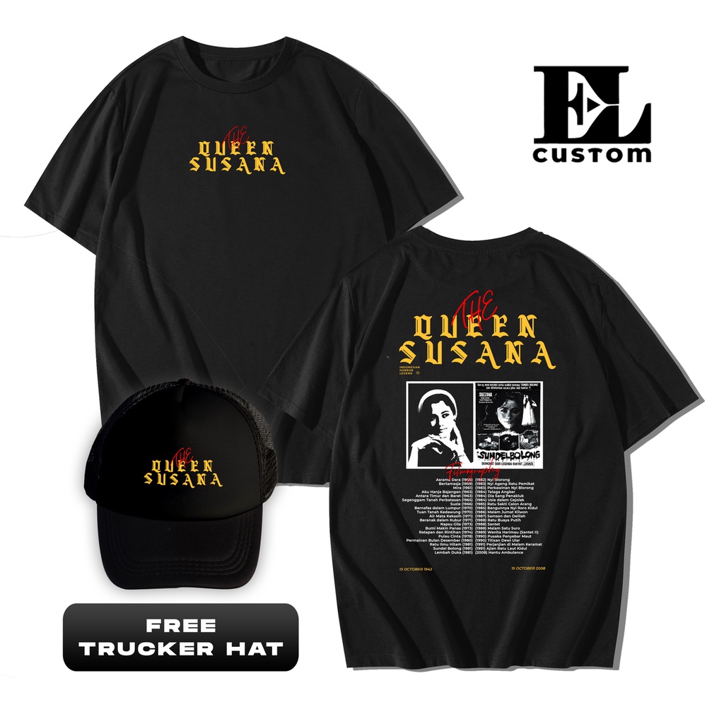 Kaos Distro cowok | Baju Kaos Distro Pria/Wanita Full Tag &amp; Label | OVERSIZE | ELCUSTOM