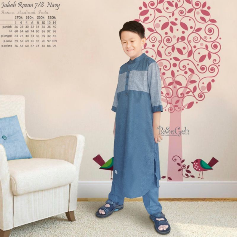 Basegeh koko anak Rozan navy