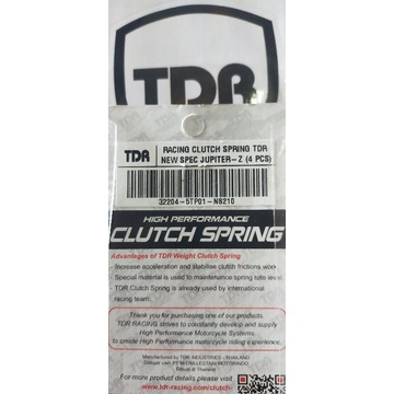 TDR RACING SPRING CLUTCH PER PIR KOPLING TIGER SONIC JUPITER Z MX RX KING NINJA SATRIA FU SCORPIO BYSON KLX KHARISMA SUPRA X 125