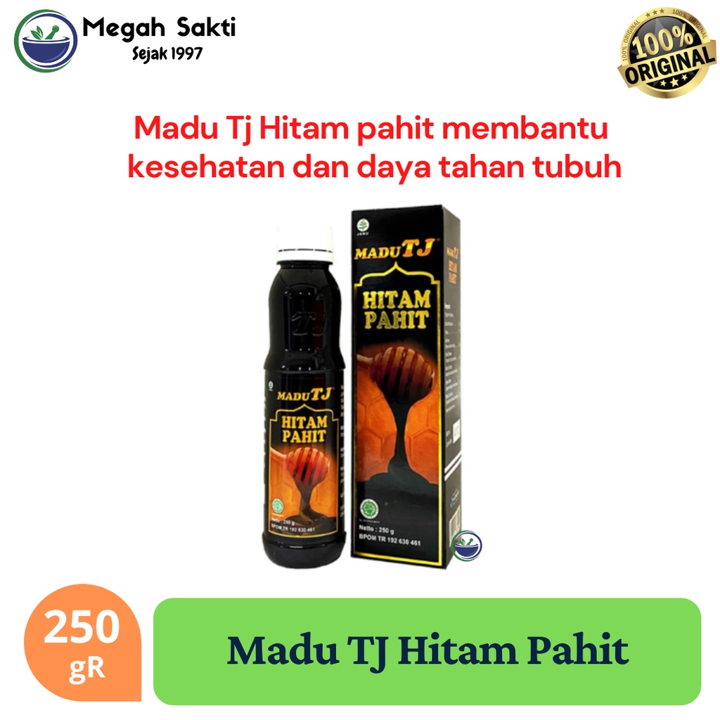 

Madu TJ Hitam Pahit 250gr - Madu Kombinasi Sari kurma dan Propolis