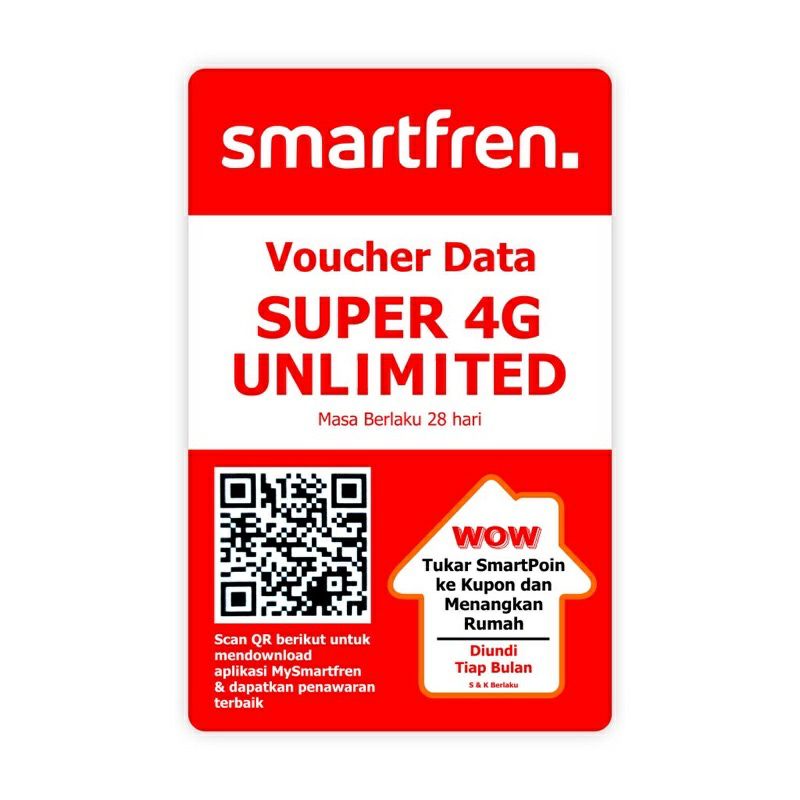 [GROSIR]VOUCHER SMARTFREN UNLIMITED 1GB+1GB