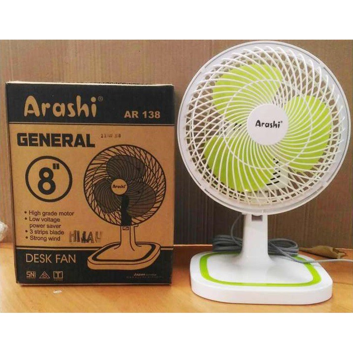 Arashi Kipas Angin Meja Mini 8 inch - AR 138