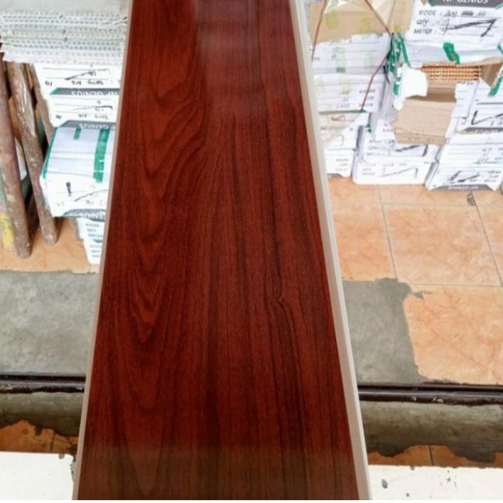 Rame-Rame plafon pvc motif kayu coklat tua genius 2010 R |Trend|Update|Hanya hari ini