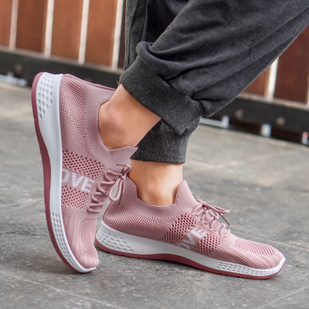 Sepatu Wanita Original DTM4 Style Terbaru Asli Import Sepatu Olahraga Jogging Gym Jalan jalan santai Senam Lari Sport-3