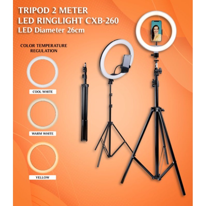 tripod 2meter ringlight
