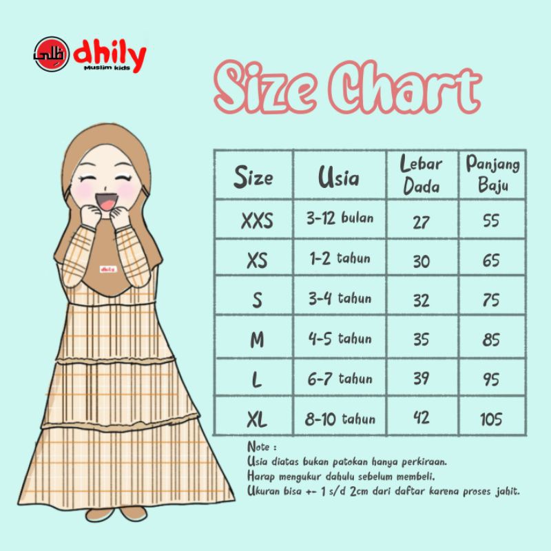 GAMIS MISHA | GAMIS ANAK, GAMIS BAYI BY DHILY