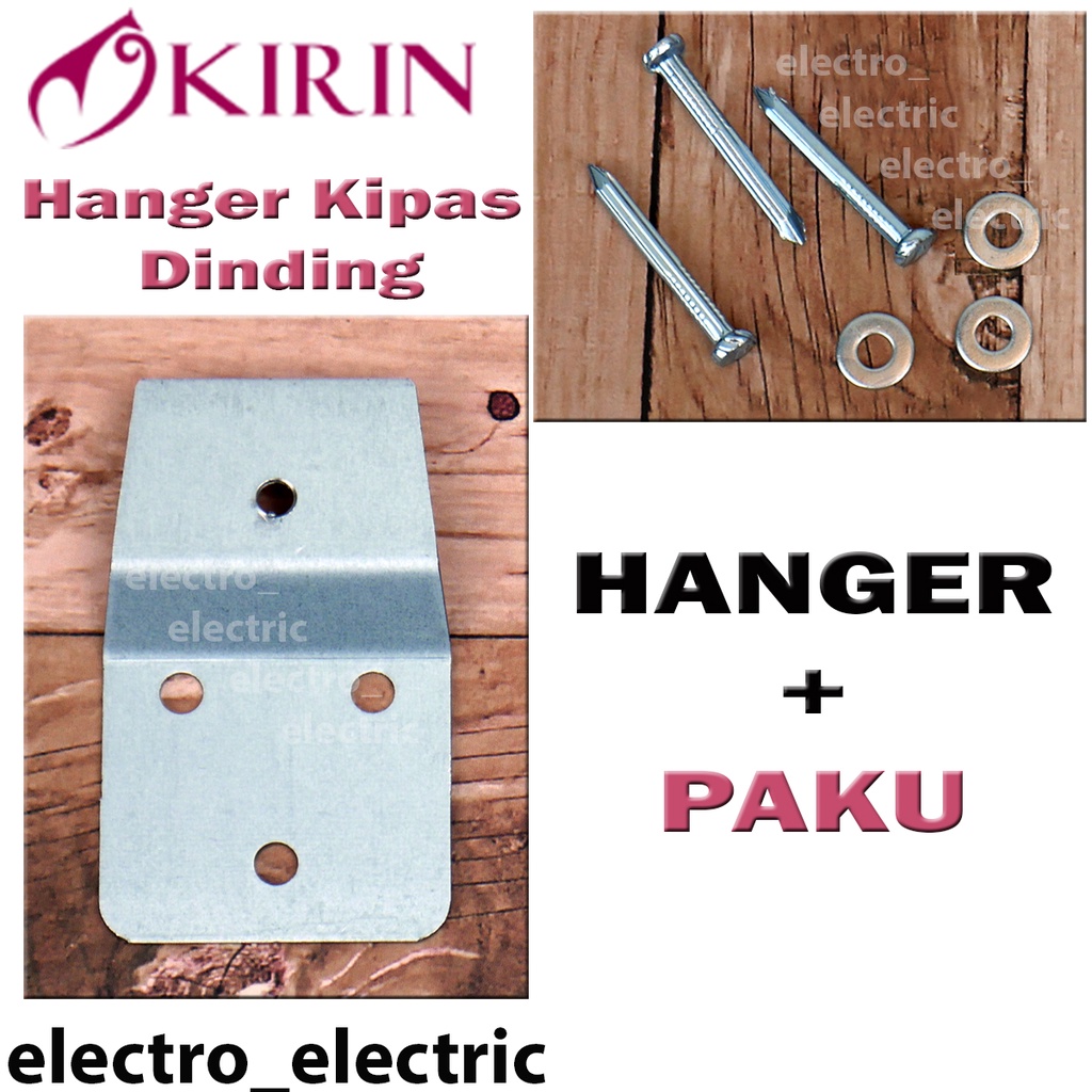 Besi Holder Hanger Pengait Gantungan Wall Fan Kipas Dinding Kirin