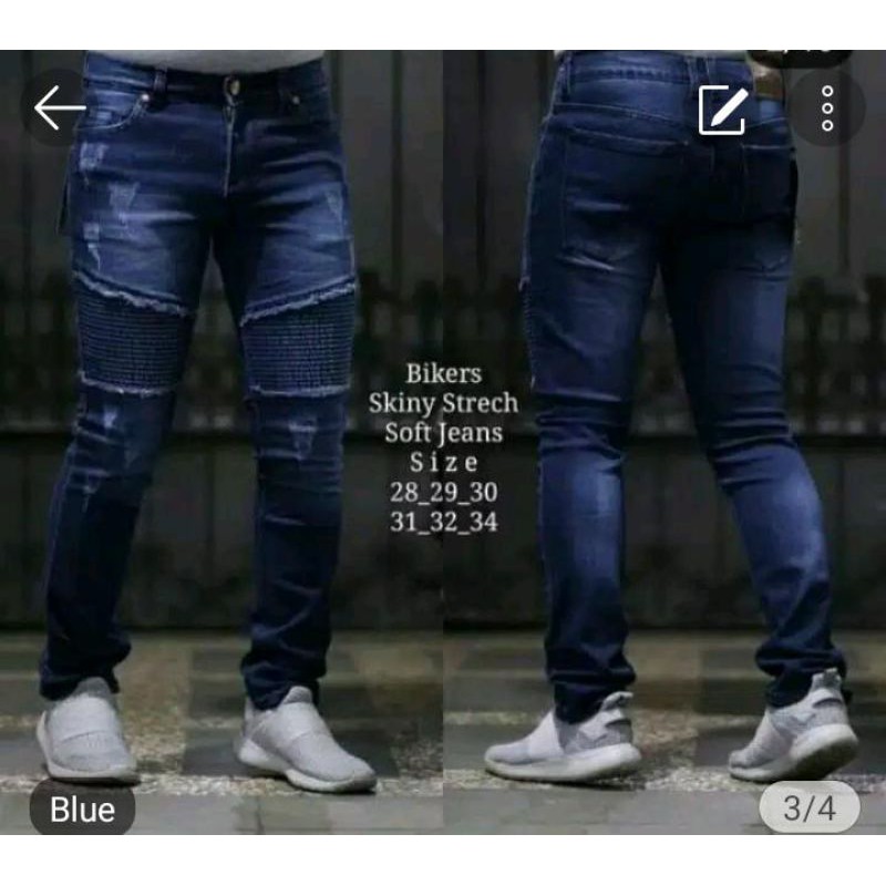 Celana Panjang Jeans Sobek Ripped Pria - Celana Sobek Pria - Celana Jeans Sobek Pria - Celana Panjan