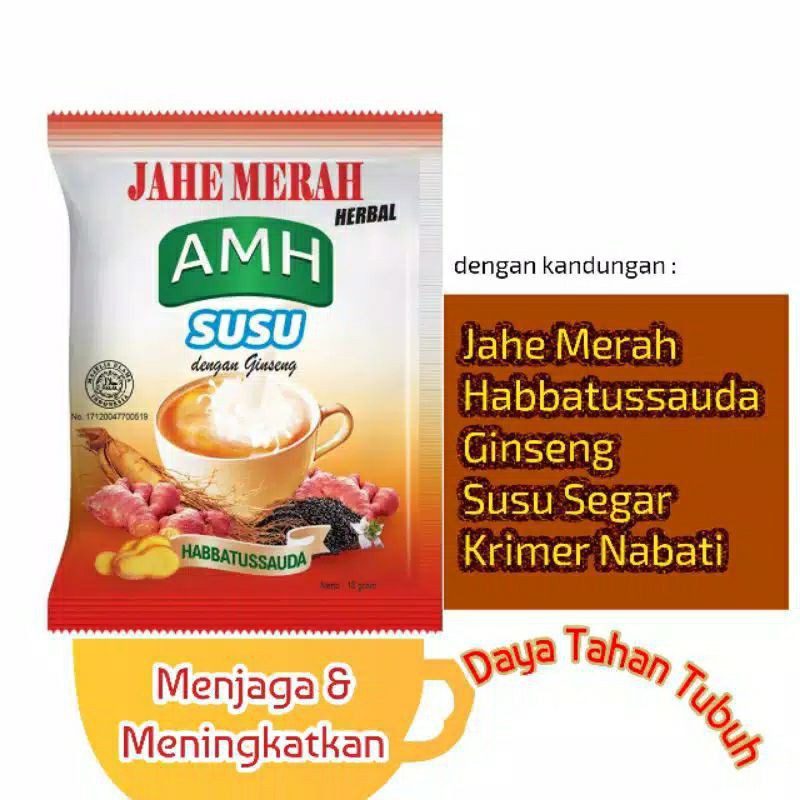 

Jahe Merah AMH Plus Susu Renteng