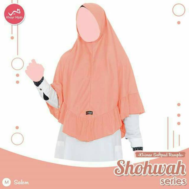 SHOHWAH SERIES BY KHAYR HIJAB | KHIMAR JUMBO | PET ANTEM | JILBAB KAOS MURAH | JILBAB REMPEL