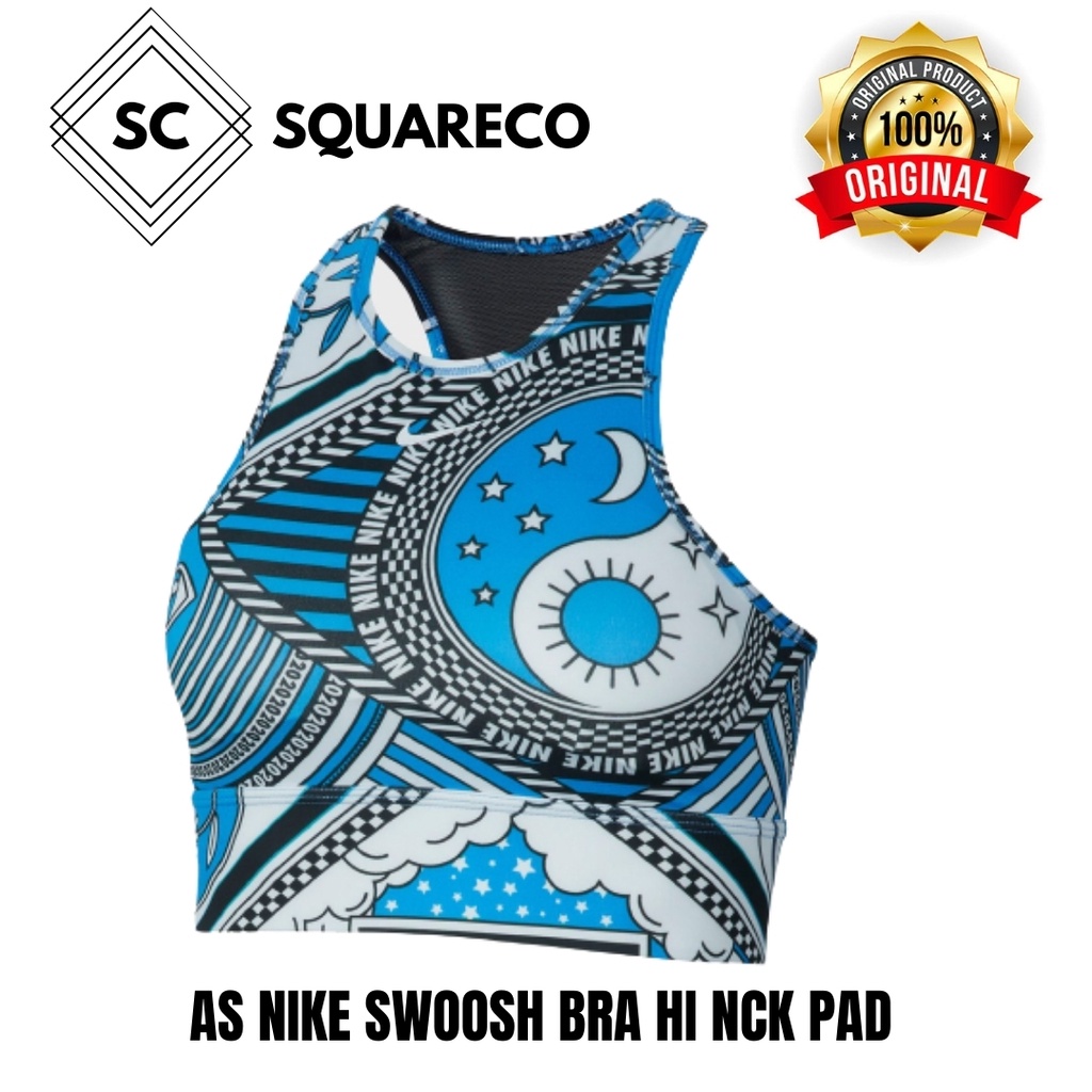 SPORT BRA WANITA NIKE ORIGINAL AS NIKE SWOOSH BRA HI NCK PAD CJ4346435 WOMENS