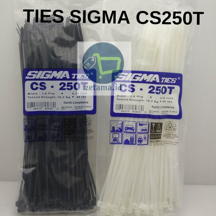 

READY KABEL TIES 25CM SIGMA CS-250T / SIGMA CS250T - Putih MURAH