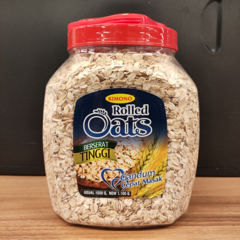 

KIMONO ROLLED OATS 900GR CEREAL BERSERAT TINGGI