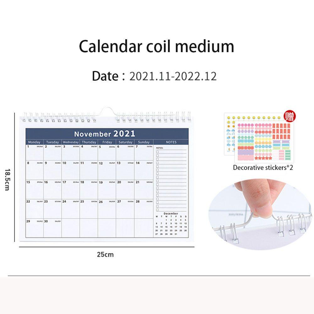 Kalender Dinding Nanas 2022desk Plan Monthly Planner Wall Decor