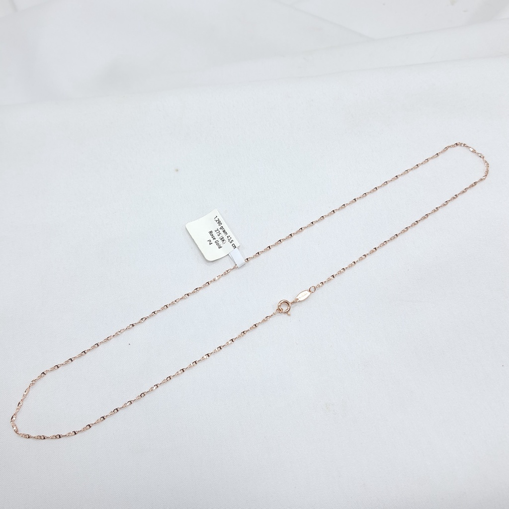 LMG KALUNG EMAS RANTAI TOSCANO - 375 9K - ROSE GOLD