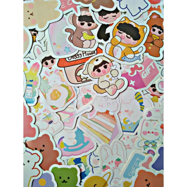 

1 Pc Stiker Diary/ Stiker Flake Big/ Stiker Journaling Diameter 6 cm