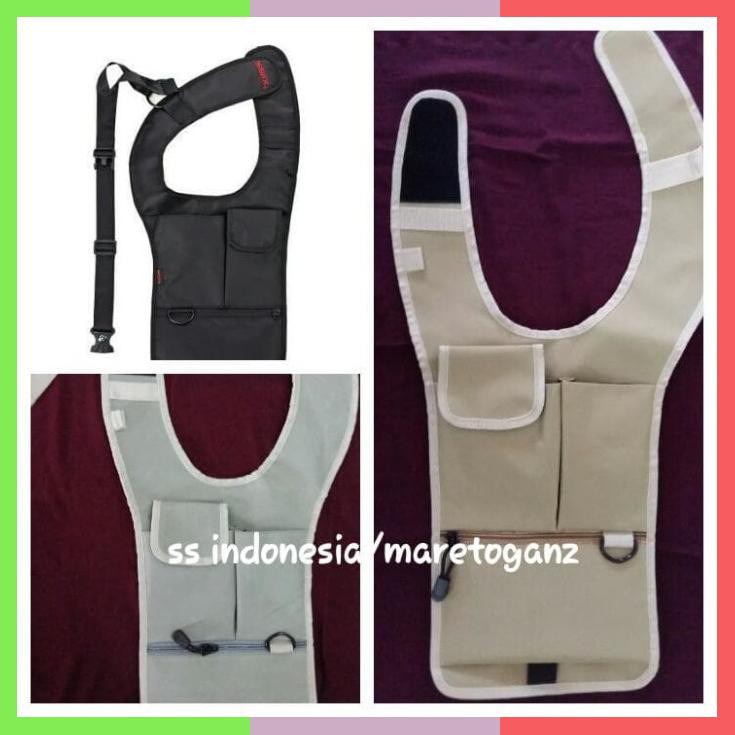 Tas Gadget Pundak Bahu Army Polisi Fbi Agen 007 Smartphone