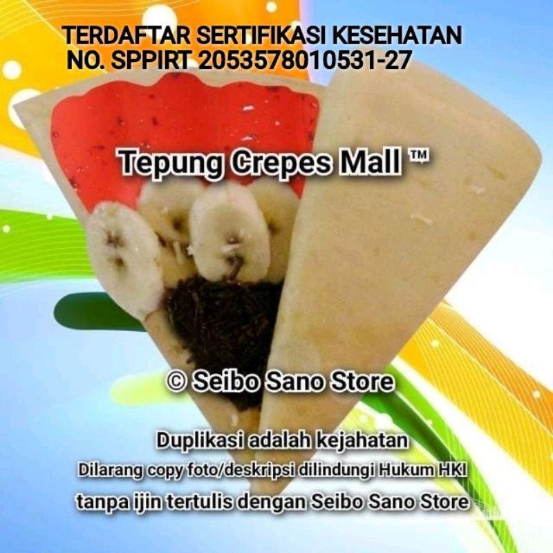 

Tepung Crepes Mall 10 Kilogram