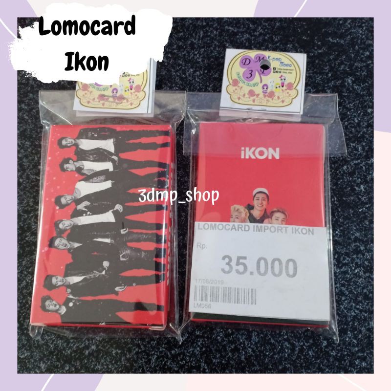 [30 lembar] Lomocard Ikon Kpop