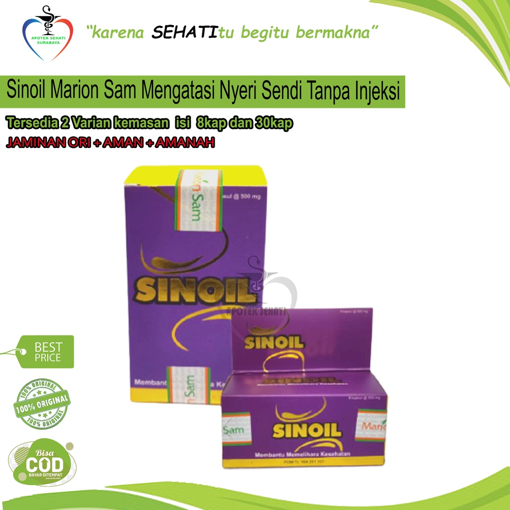 Original Sinoil Marion Sam Atasi Nyeri Sendi dan Pengapuran Tanpa Injeksi