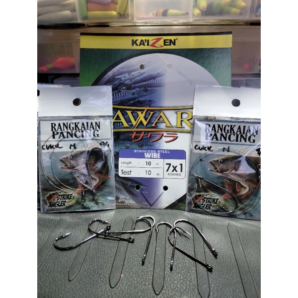rangkaian neklin pancing barramundi