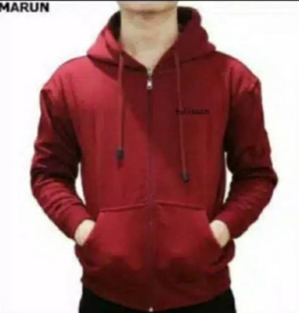 JAKET POLOS HOODIE JUMBO L-XXXL