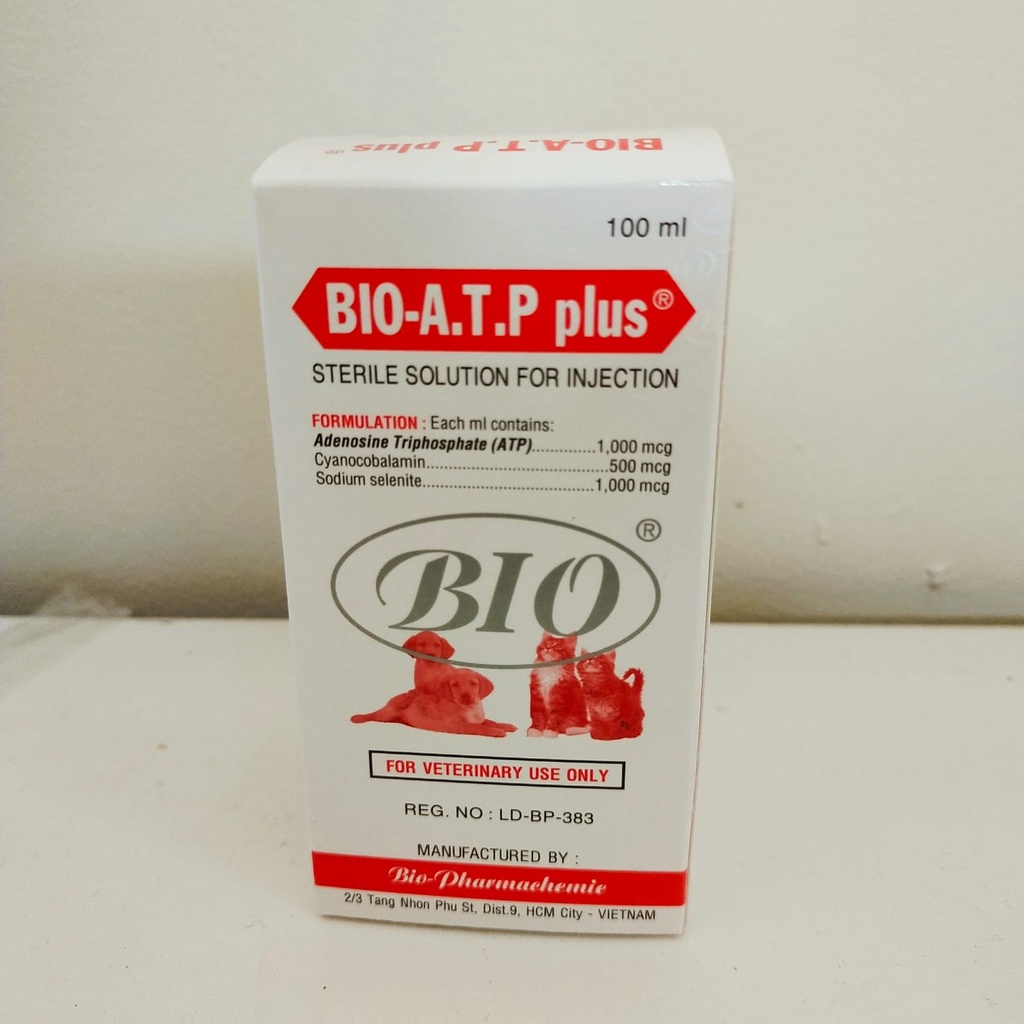 Bio ATP Plus 100 ml - penambah energi dan stamina / penguat otot untuk hewan