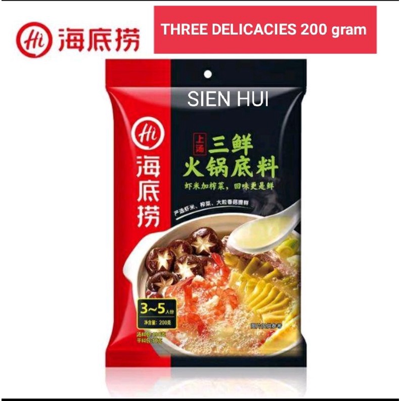 

Bumbu Haidilao Three Delicacies 200gram