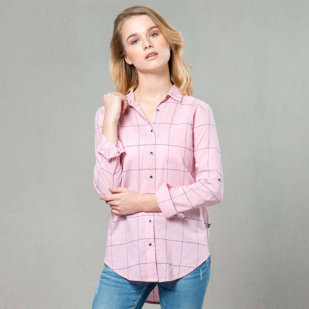 

C2 Gunsam Pink Casual Shirt
