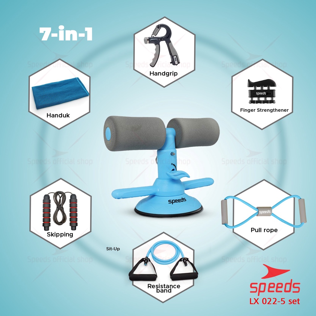 SPEEDS Alat Bantu Sit Up Bar Portable Penahan Kaki Double Holder Sit Up Stand Holder 022-4-4