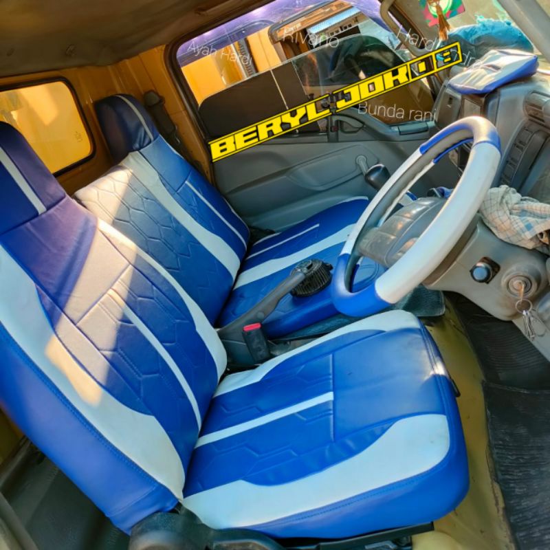 sarung jok mobil truk,bungkus jok mobil truk,cover jok mobil truk,canter Dyna raggasa Dutro elf giga