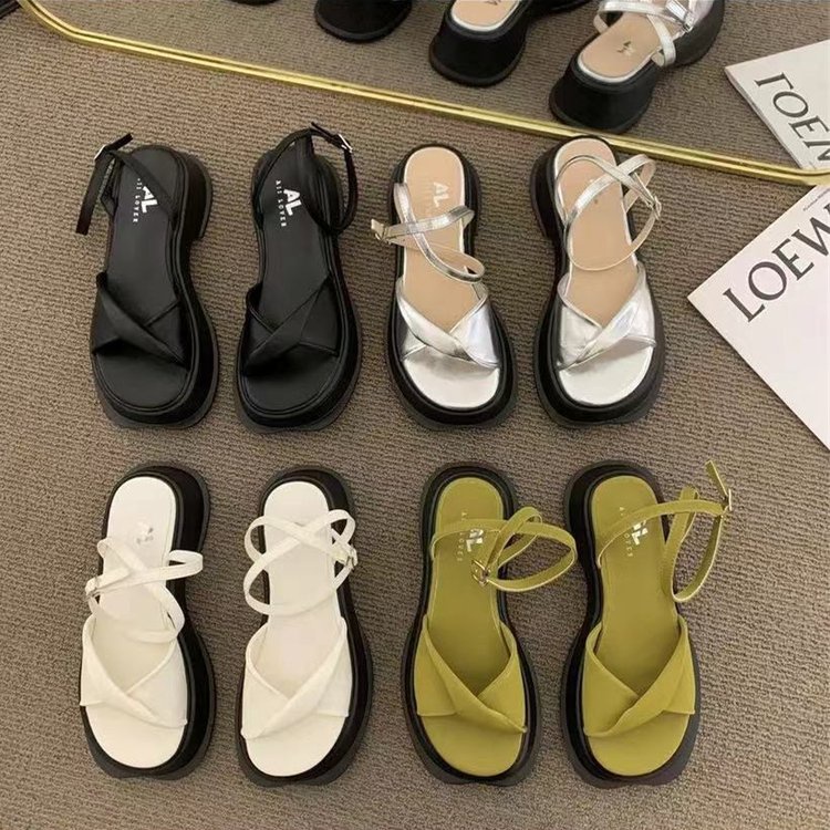 M87 Sandal hak tinggi wanita, sepatu wanita, must-have panas,tinggi 5CM