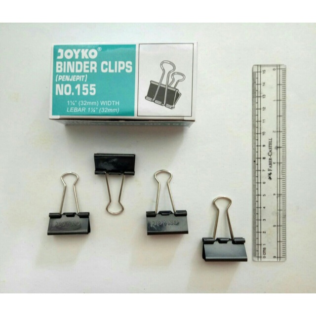 

Binder Clips Joyko No. 155 (isi 12 pcs)