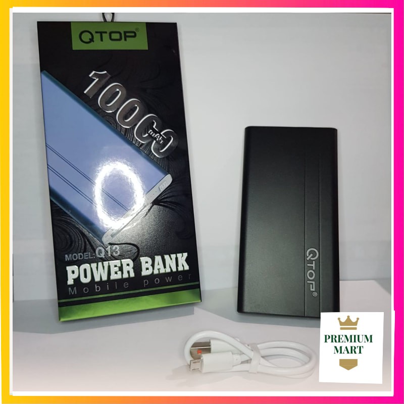 Powerbank Original 10000 mAH Powerbank HP Merk QTOP Q13 ORIGINAL [PM]