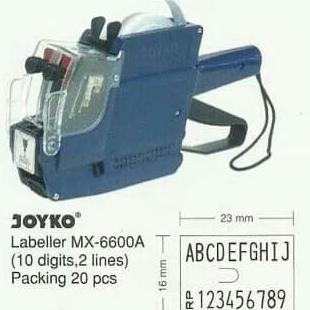 

Alat Mesin Label Harga 2 Baris 10 Digit Price Labeller Joyko Mx 6600A