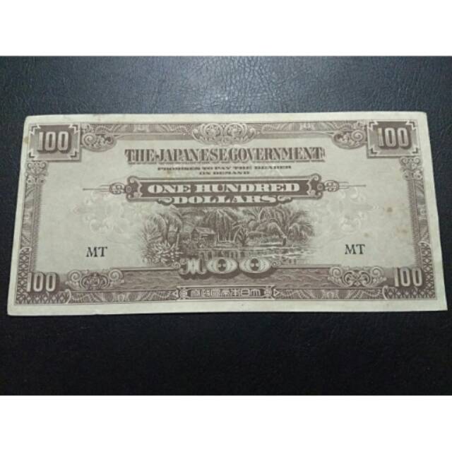 Uang 100 dollar the japanese goverment JIM malaya