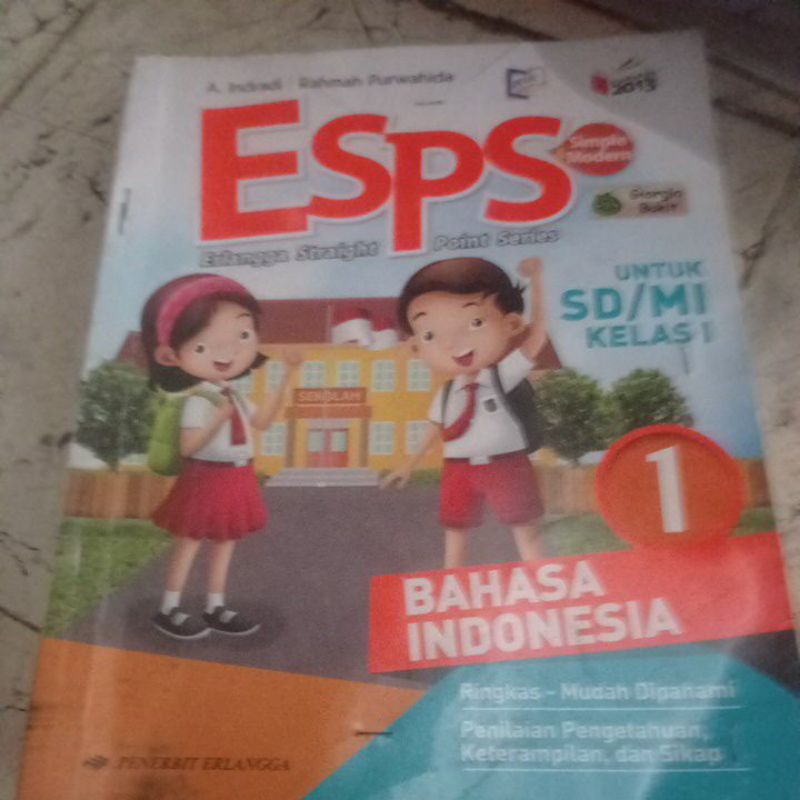 Buku Esps bahasa indonesia 1 sd revisi