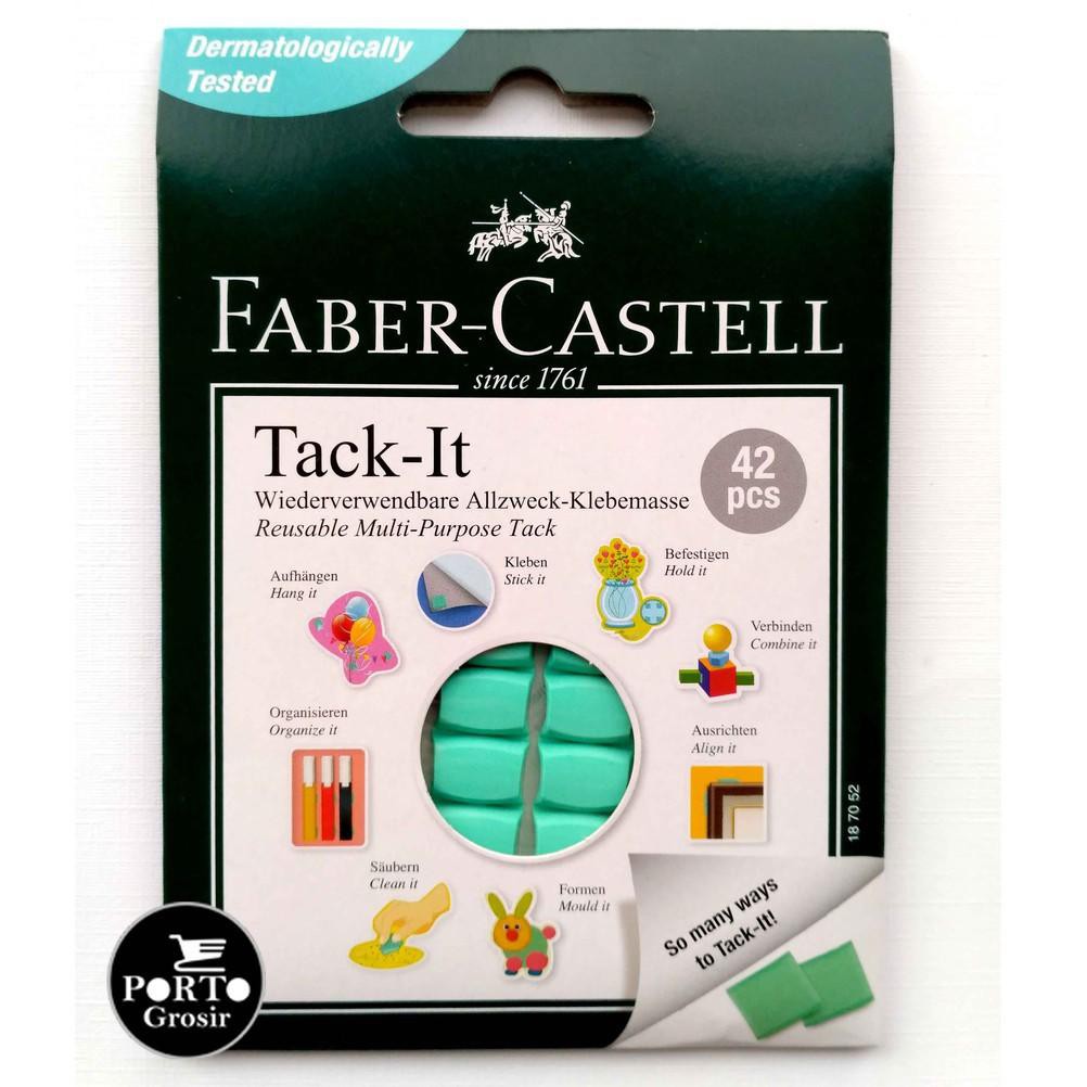 

bP9Code [ PACK ] FABER CASTEL - Tack It Reusable Multi-Purpose Tack Lem Serbaguna Isi 42(B6T4) (terb