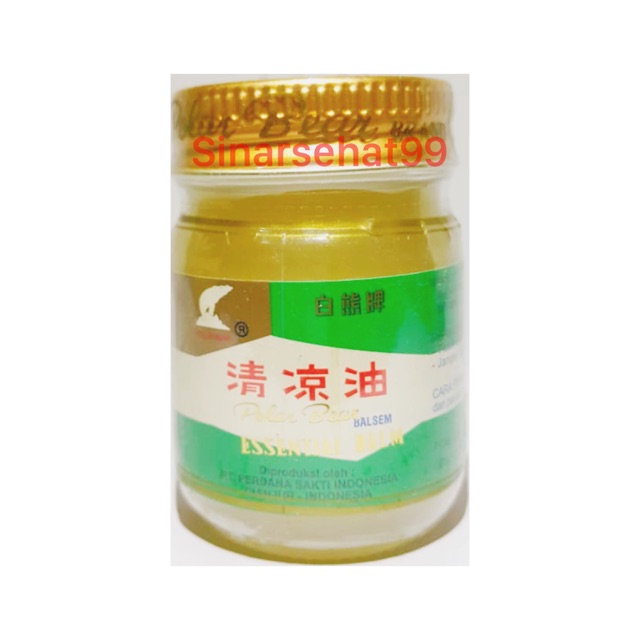 Polar bear essential balm , polar bear balsem . Balsem cap beruang