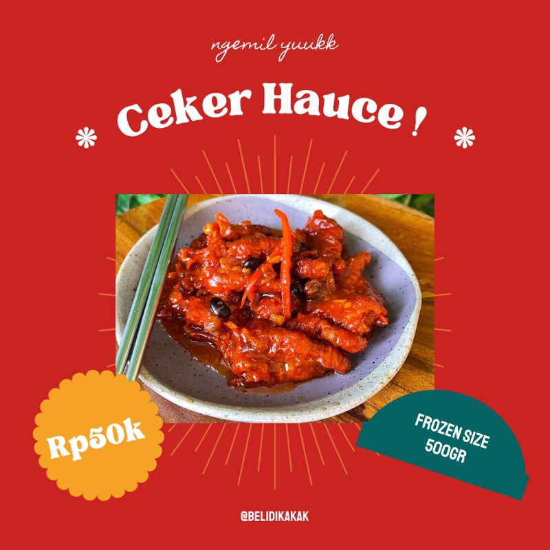 

Ceker Ayam Hauce Frozen ( 500 gr)