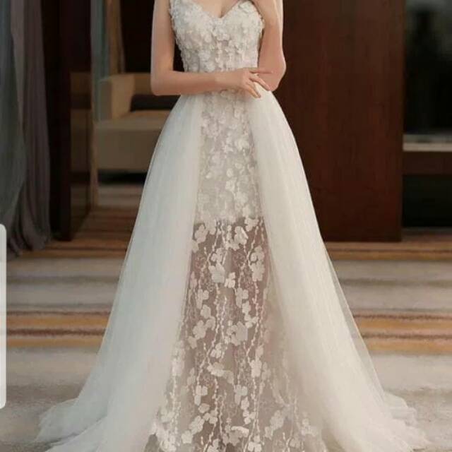 Gaun Pengantin Premium 2 Model Gaun Prewedding Gaun Wedding Gaun Putih Shopee Indonesia