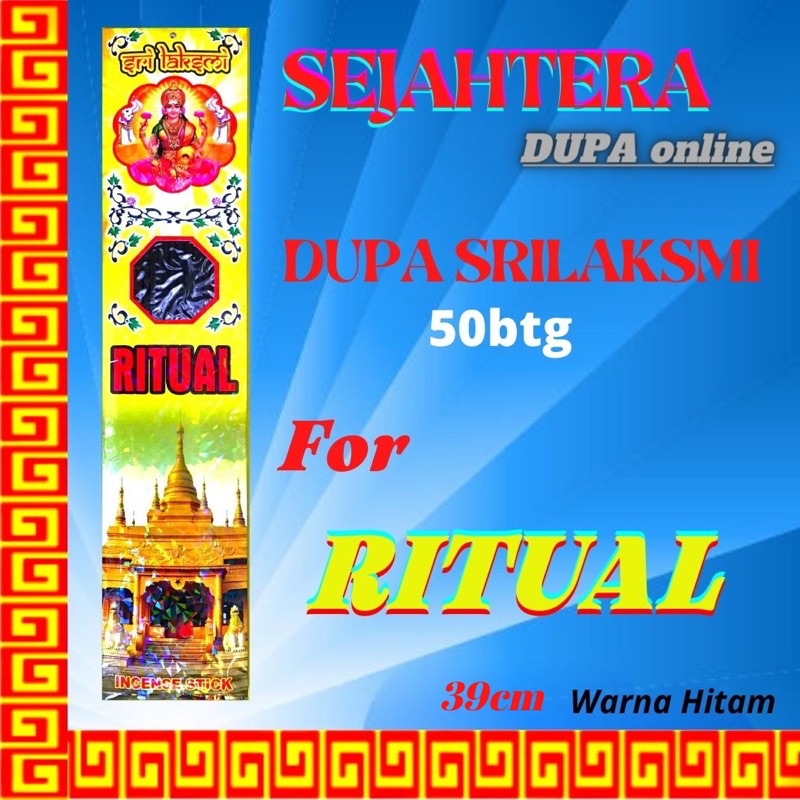 Dupa Hio Harum SriLaksmi Ritual isi 50 batang